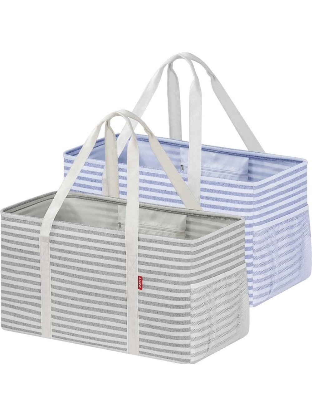 Extra Large Utility Tote Bags - Reusable Grocery Bags, 2 Pack, Perfect for